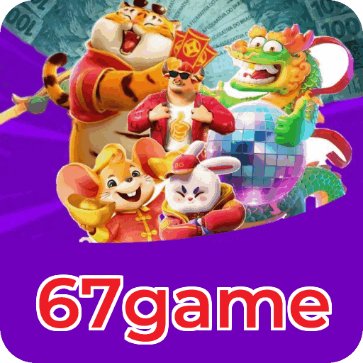 Números do app 67game em material de marketing — ilustração, não auditoria